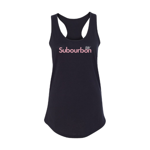 Subourbon Life - Men's Black Cotton Tank Top